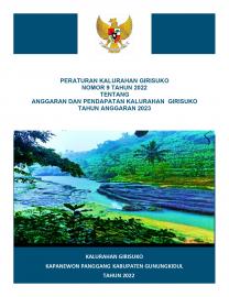 ANGGARAN PENDAPATAN DAN BELANJA KALURAHAN GIRISUKO TAHUN 2023